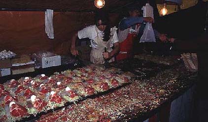 Essenstand auf einem Stra�enfest