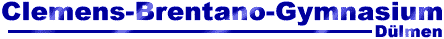 Clemens-Brentano-Gymnasium, Dülmen